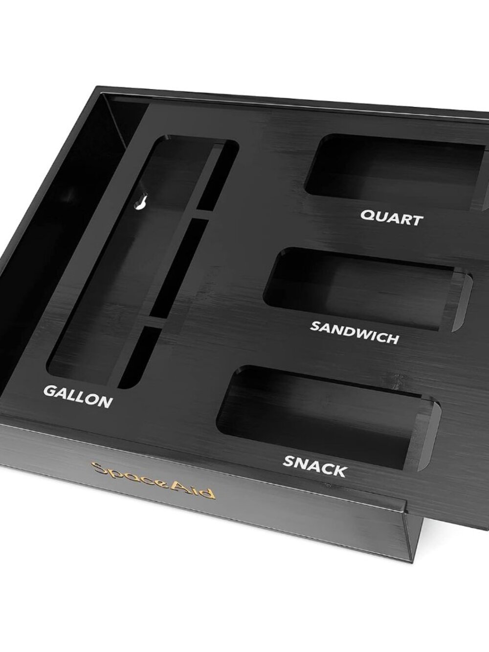Bag Storage Organizer for Kitchen Drawer, Bamboo Organizer, Compatible with Gall